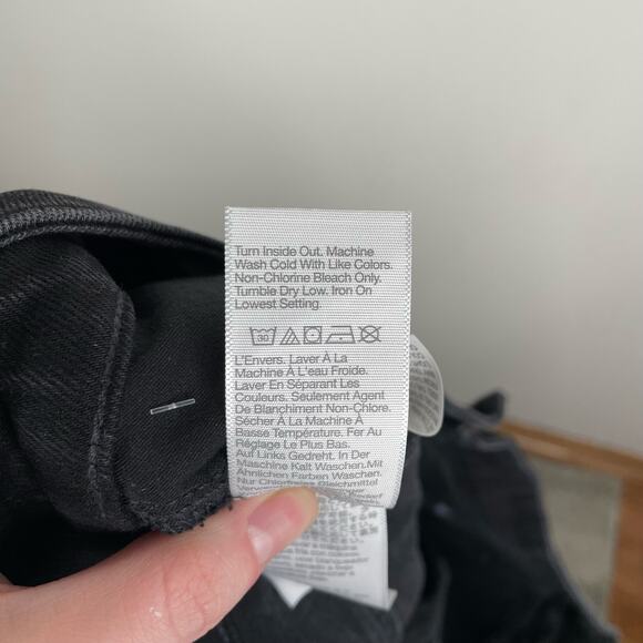 Madewell The Perfect Vintage Flare Jean Black Denim Size 26W Plus NWT - Picture 11 of 11